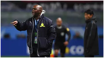 Pitso Mosimane is set to join a new club amid links with Kaizer Chiefs. Photo: Mike Hewitt.