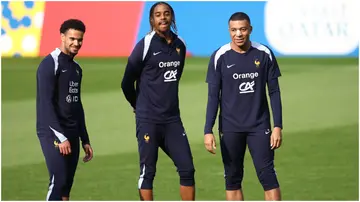 Warren Zaire-Emery, Bradley Barcola, Kylian Mbappe, France, Paderborn, Germany, Euro 2024.