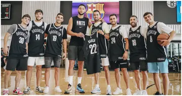 Brooklyn Nets, Ben Simmons, NBA, Barcelona, Spain, La Liga, Sergio Busquets, Jordi Alba