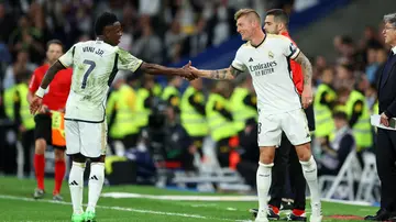 Toni Kroos, ,Vinicius Junior, Real Madrid, UEFA Champions League, Borussia Dortmund, Wembley, June 1, final, Youssouf Poulsen, RB Leipzig.