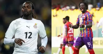 Prince Tagoe playing for Ghana at the 2010 World Cup. Credit: @ghanafaofficial @442GH