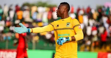 Ibrahim Danlad has been in awesome form for Asante Kotoko making seven clean sheets in 10 games. Photo credit: @Bill_Eshun