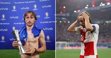 Luka Modric won the Man of the Match trophy but was disappointed by Croatia's draw.