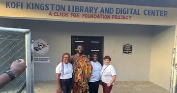 Kofi Kingston in Ghana.