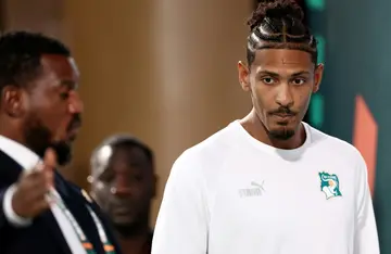 Sebastien Haller and Ivory Coast are preparing for Sunday's Africa Cup of Nations final against Nigeria in Abidjan