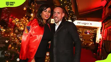 Ribery and his wife