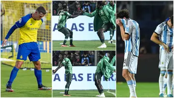 Cristiano Ronaldo, Siuuu, celebration, Nigeria U20, FIFA U20 World Cup, Argentina