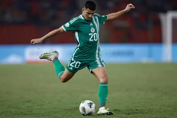 Algeria defender Youcef Atal at the Africa Cup of Nations