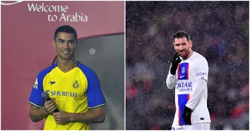 Cristiano Ronaldo, Lionel Messi, PSG, Al-Nassr, Al-Hilal, Riyadh XI, Saudi Arabia, Riyadh Season Cup.