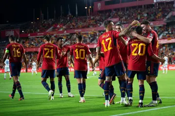 Spain crushed Cyprus 6-0 on Tuesday to stay second in their Euro 2024 qualifying group from which they are expected to progress