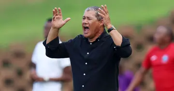 Cavin Johnson explained what happened between his players after they were beaten by Richards Bay.