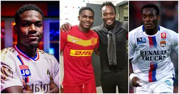 Michael Essien, Ernest Nuamah, Olympique Lyonnais, Ghana