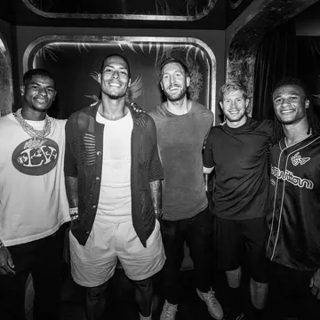 Marcus Rashford, Virgil Van Dijk, Kevin De Bruyne, Calvin Harris, Nathan Ake