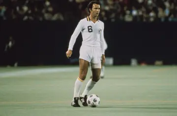 Franz Beckenbauer in action for New York Cosmos