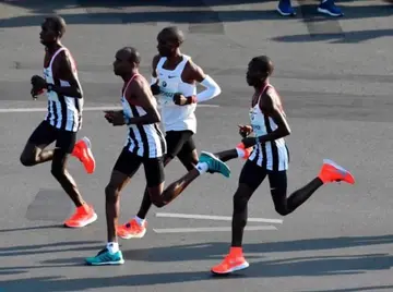 Clean sweep for Kenya at Berlin marathon as Kipchoge smashes World record