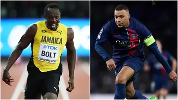 Usain Bolt, Kylian Mbappe, fast, speed, pace, Sprint King, Jamaica, sprint king.
