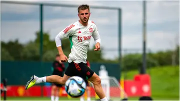 Mason Mount has already started training with his new club Manchester United