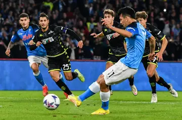 Hirving Lozano netted the opener and set up Napoli's second against Empoli