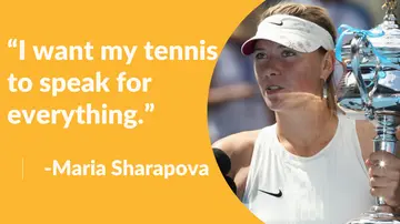 Maria Sharapova's motivational quotes