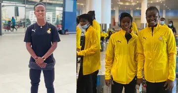 Black Princesses in Lusaka for World Cup qualifier. SOURCE: Twitter/ @Team_GhanaWomen