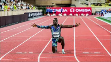 Ferdinand Omanyala, Fred Kerley, Trayvon Bromell, Akani Simbine, Monaco Diamond League, Kenya, World Athletics, Akani Simbine, Letsile Tebogo