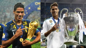 Which players have won the World Cup and Champions League in the same year?