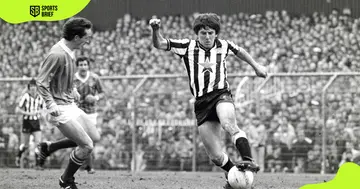 How many goals did Peter Beardsley score for Newcastle?