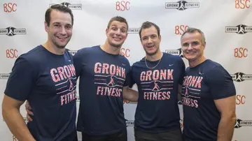 What do Rob Gronkowski's brothers do?