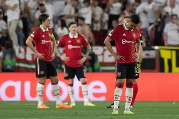 Manchester United crashed out of the Europa League with a 3-0 defeat to Sevilla
