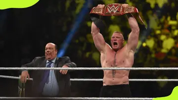 How many WWE titles did Brock Lesnar win in his career?