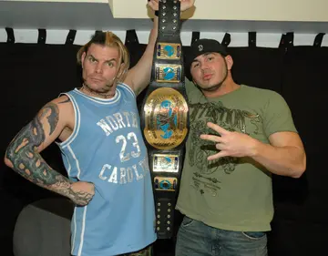 Are Matt and Jeff Hardy really brothers?