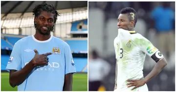 Asamoah Gyan, Ghana, Emmanuel Adebayor, Manchester City