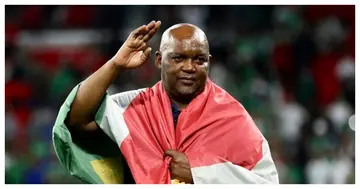 Hugely successful Al Ahly coach Pitso Mosimane wants to win AFCON and FIFA Club World Cup. Photo credit: @iDiskiTimes