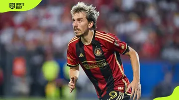 Atlanta United midfielder Saba Lobjanidze during a match