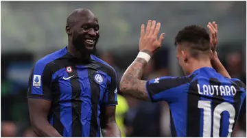 Romelu Lukaku, Lautaro Martinez, Inter Milan, Atalanta, San Siro.