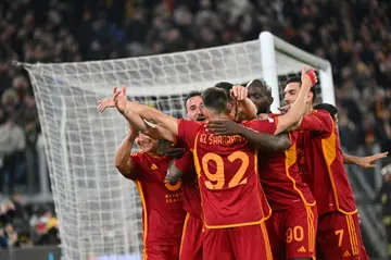 Roma thrashed Brighton 4-0 to close in on the Europa League quarter-finals
