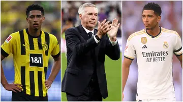 Jude Bellingham, Carlo Ancelotti, Borussia Dortmund, Real Madrid, best player