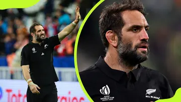 Samuel Whitelock of New Zealand during the Rugby World Cup France 2023