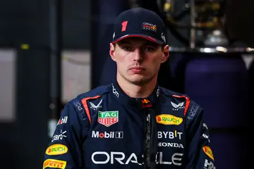 Max Verstappen not looking impressed.