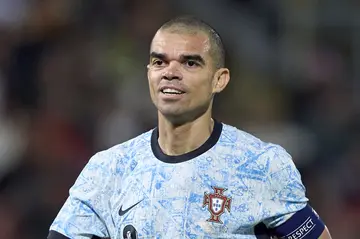 Pepe during the friendly match between Portugal and Sweden