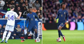 Eduardo Camavinga playing for France.