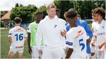 Kevin De Bruyne, KDB Cup, Gent, Belgium.