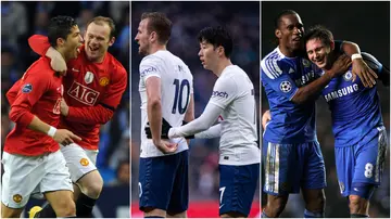 Cristiano Ronaldo, Wayne Rooney, Harry Kane, Heung-min Son, Didier Drogba, Frank Lampard, attacking duo, Chelsea, Manchester United, Erling Haaland, Kevin De Bruyne