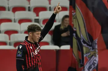 On his way to Luton - former Nice midfielder Ross Barkley