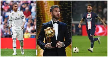 Sergio Ramos, Globe Soccer Awards, PSG, best defender, award, dubai, spain, player