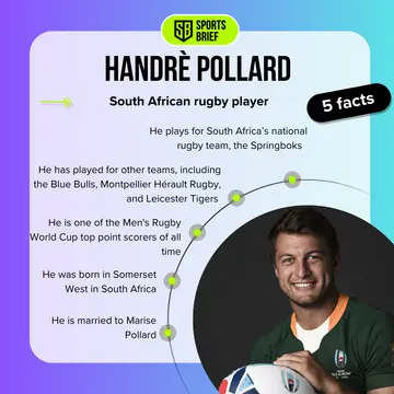 Biography facts about Handré Pollard.