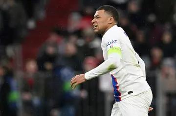 Kylian Mbappe struggled to make an impact as PSG crashed out of the Champions League