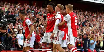 Arsenal vs Tottenham: Smith-Rowe, Aubameyang, Saka score in 3-1 win