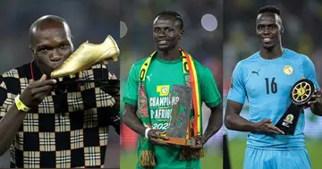 Vincent Aboubakar, Mendy and Mane win top awards after AFCON. SOURCE: @CAF_Online