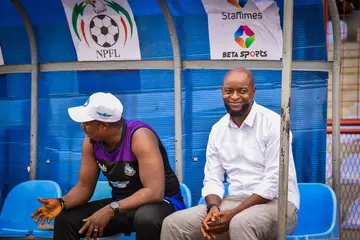 Enyimba FC have named a new manager as a replacement for Finidi George. Photo: @EnyimbaFC.